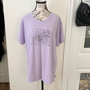 💗Helly Hansen Light Purple Graphic Tee